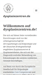 Mobile Screenshot of dysplasiezentren.de
